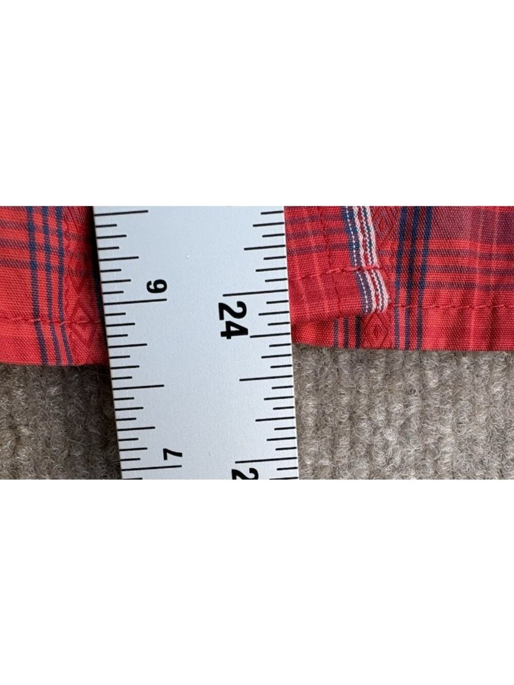Vtg Wrangler Retro Men's Large Shirt Plaid Western Snap Pearl Cowboy Red White - Picture 12 of 16